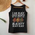 I Am Blackity Black Afro Woman African Pride History Women Women Tank Top Funny Gifts