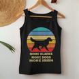 More Blacks More Dogs More Irish Vintage Dog Mom Dog Dad Women Tank Top Unique Gifts