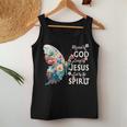 Blessed By God Loved By Jesus Floral Butterfly Christian Women Tank Top Unique Gifts