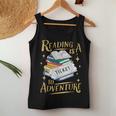 Book Adventure Library Student Teacher Book Women Tank Top Funny Gifts