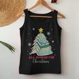 All Booked For Christmas Teacher Book Lovers Women Tank Top Funny Gifts