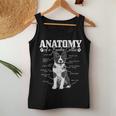 Border Collie Anatomy Cute Dog Border Collie Mama Dad Tank Top Frauen Lustige Geschenke