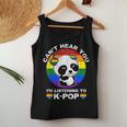 Can't Hear You I'm Listening To K-Pop Panda Lgbt Gay Pride Women Tank Top Unique Gifts