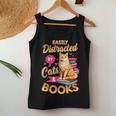 Cat For Book Lover Cats And Books Women Tank Top Funny Gifts