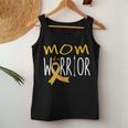 Childhood Cancer Awareness Mom Of A Warrior Women Tank Top Unique Gifts