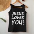 Christian Evangelism For Jesus Loves You Tank Top Frauen Lustige Geschenke