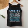 Christine Name Facts Personalized Name Birthday Women Tank Top Unique Gifts