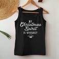 My Christmas Spirit Is Whiskey Christmas Whiskey Drinker Women Tank Top Personalized Gifts
