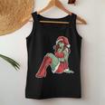 Christmas Zombie Pin Up Girl Vintage Pajama Women Tank Top Unique Gifts