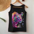 Colorful Rainbow Tiger Graphic Women Tank Top Personalized Gifts
