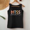 Cool Mtss Team Mtss Specialist Academic Support Teacher Mtss Women Tank Top Funny Gifts