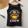 Cool Retro Yellow Rubber Duck In 70S 80S Duck Women Tank Top Personalized Gifts