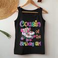Cousin Birthday Girl Rolling Skate Birthday Family Party Women Tank Top Personalized Gifts