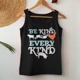 Cow Chicken Pig Support Kindness Animal Equality Vegan Women Tank Top Unique Gifts