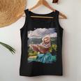 Cute Aloha Sloth Hawaiian Women Tank Top Unique Gifts