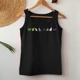 Cute Aroace Pride Cat Lgbtq Aro Ace Boho Aromantic Asexual Women Tank Top Unique Gifts
