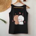 Cute Bubu Dudu Panda Bears Sweet Love Bubu And Dudu Women Tank Top Funny Gifts