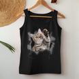 Cute Cat Torn Cloth For Cat Lover Cat Mom Cat Dad Women Tank Top Personalized Gifts