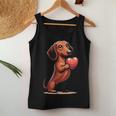 Cute Dachshund Valentines Day Heart Lover Dog Mom Dad Women Women Tank Top Unique Gifts