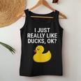 Cute Duck Lovers I Just Really Like Ducks Ok Women Tank Top Personalized Gifts