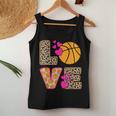 Cute Love Basketball Leopard Print Girls Basketball Women Tank Top Unique Gifts