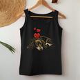 Dachshund Dog With Heartintage Dog Motif Women's Tank Top Frauen Lustige Geschenke