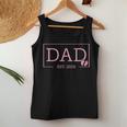 Dad Established Est 2024 Mädchen Neugeborene Geschenke Papaater Tank Top Frauen Lustige Geschenke