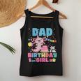 Dad And Mom Of The Birthday Girl Axolotl Family Party Decor Women Tank Top Unique Gifts