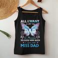 Damen Damit Meinater Im Himmel Weiß Wie Sehr Ich Papa Liebe Undermisse Mit-Ausschnitt Tank Top Frauen Lustige Geschenke