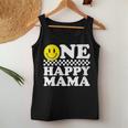 Damen One Happy Dude Mama 1 Geburtstag Familie Matching Mit-Ausschnitt Tank Top Frauen Lustige Geschenke