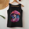 De Los Muertos La Catrina Day Of The Dead Sugar Skull Women Women Tank Top Personalized Gifts