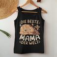 Die Beste Mama Der Welt Golden Retriever Mit Welpe Tank Top Frauen Lustige Geschenke