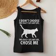 I Don't Choose Crazy Cat Lady Life Women Tank Top Personalized Gifts