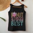 Donut Stress Just Do Your Best Testing Day Teacher Unicorn Women Tank Top Unique Gifts