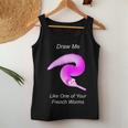 Draw Me Like One Of Your French Worms Worm On A String Meme Women Tank Top Unique Gifts