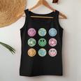 Earth Day Everyday Groovy Face Recycle Save Our Planet Women Tank Top Unique Gifts