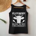 Eat Beef Because The West Wasn't Won On Salad Women Tank Top Unique Gifts