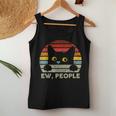 Ew People Vintage Black Cat For Cat Lover Cat Mom Cat Dad Women Tank Top Personalized Gifts