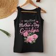 My First Mother's Day As A Grandma Happy 2024 Women Tank Top Funny Gifts