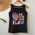 The Flow Of The Heart Cardiac Nurse Cardiology Sonographer Women Tank Top Unique Gifts