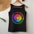 Flower Kindness Peace Equality Rainbow Flag Lgbtq Ally Pride Women Tank Top Unique Gifts