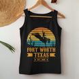 Fort Worth Texas Rodeo Rider Horse Fort Worth Texas Women Tank Top Unique Gifts