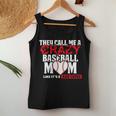 Baseball MomThey Call Me Crazy Red Women Tank Top Unique Gifts