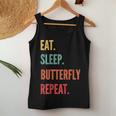 Butterfly Watching Eat Sleep Butterfly Watching Women Tank Top Unique Gifts