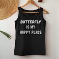 Butterfly Watching Butterfly Watching Is My Happ Women Tank Top Unique Gifts