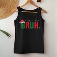 Christmas Bruh Xmas Boys Bruh Santa Hat Women Tank Top Personalized Gifts