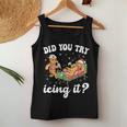 Christmas Nurse Gingerbread Man Did You Try Icing It Women Tank Top Personalized Gifts