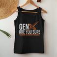 Generation X Humor 60S 70S Gen-Xers Sarcastic Gen X Women Tank Top Unique Gifts