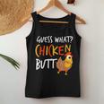 Guess What Chicken Butt Farmer Love Chickens Women Tank Top Unique Gifts