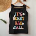 Horse Racing Groovy It's Derby Day Yall Ky Derby Horse Women Tank Top Unique Gifts